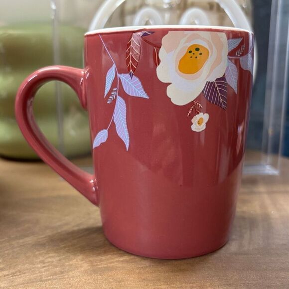 Starbucks Logo 2020 Mauve Floral Mermaid Siren Coffee Tea Mug Cup 10 Fl OZ - Picture 3 of 8